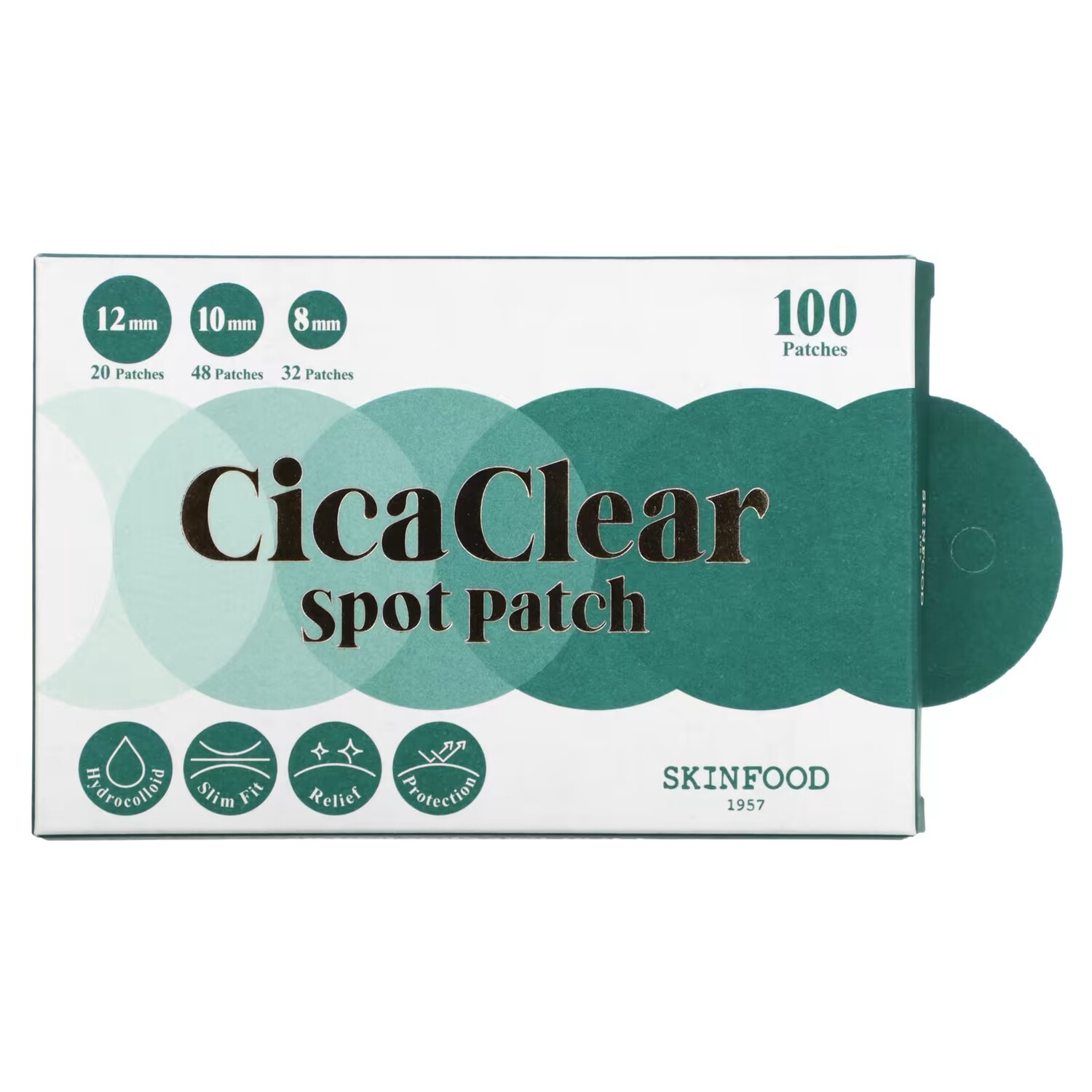 

Патчи против черных точек SKINFOOD CicaClear, 100 шт. в упаковке