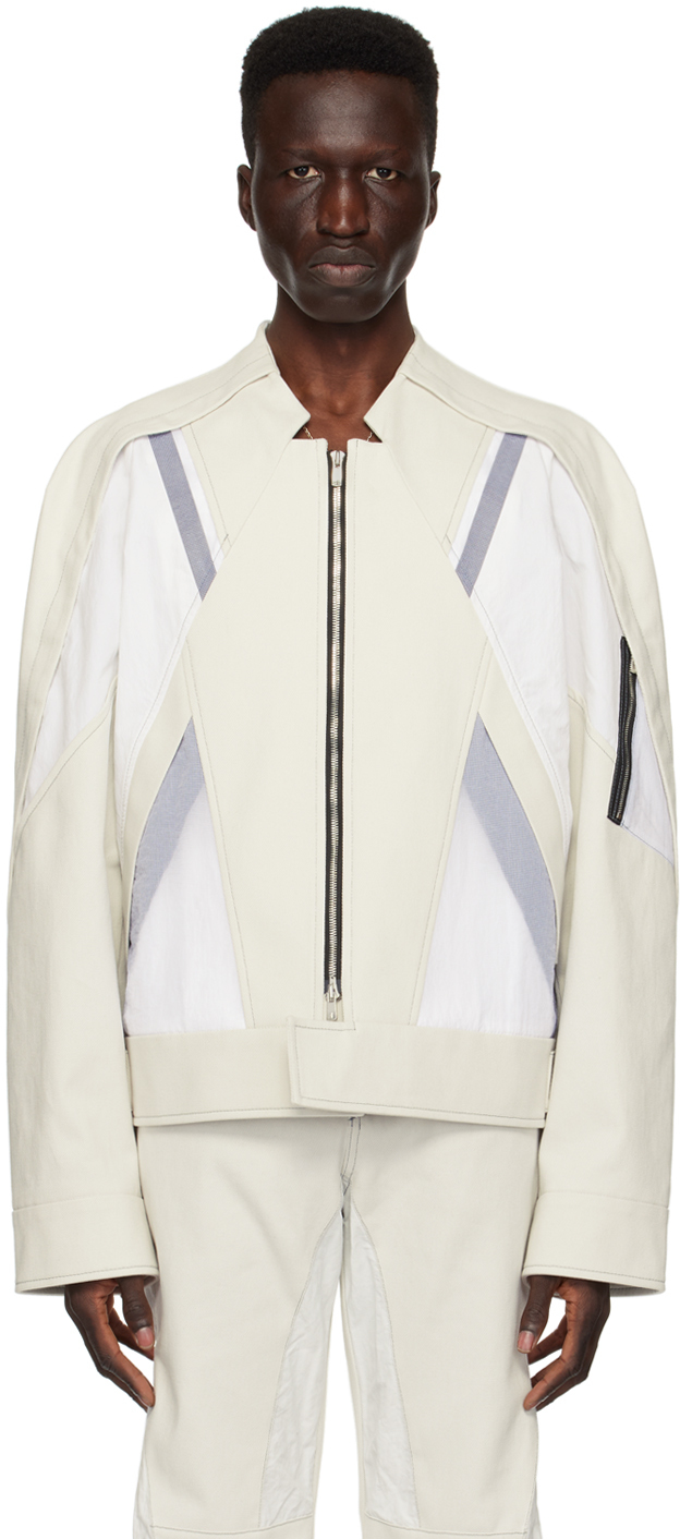Джинсовая куртка Off-White Trace Prism Carnet-Archive