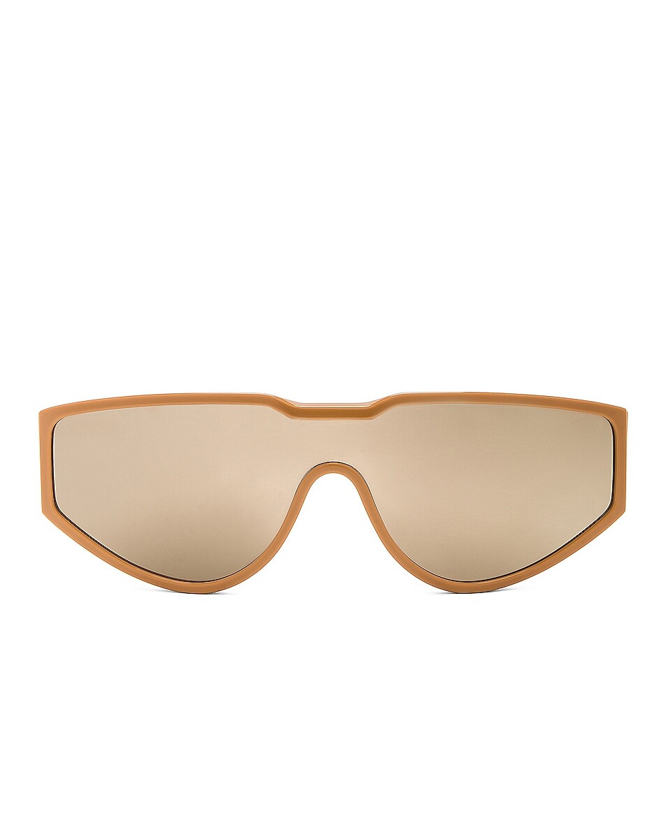 

Солнцезащитные очки Gia Borghini Shield Sunnies, нюд