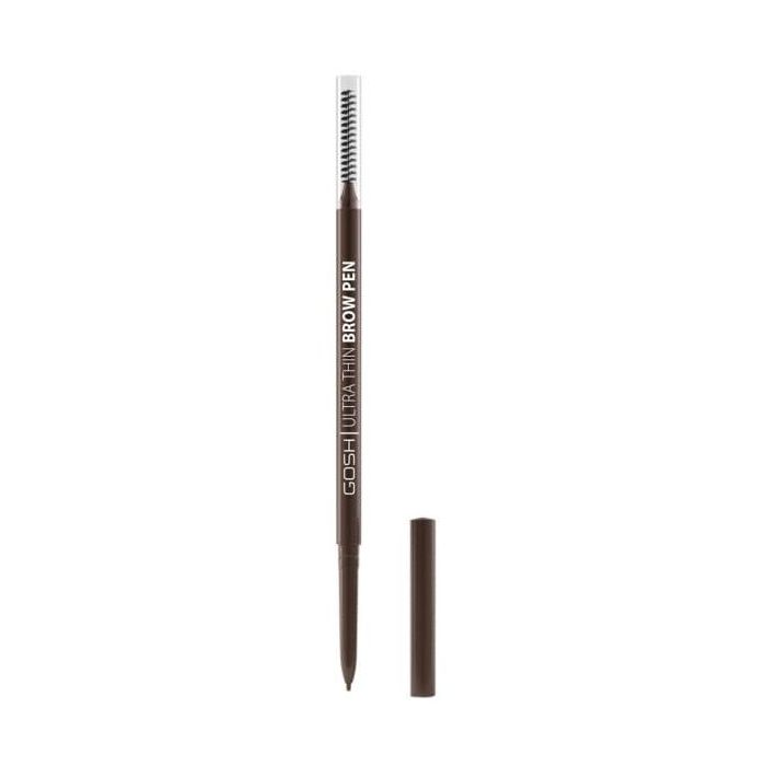 Карандаш для бровей Lápiz de Cejas con Cepillo Ultra Thin Brow Pen Gosh, 003 Dark Brown