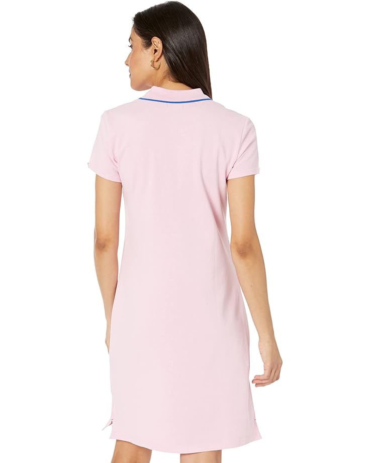 цена Платье U.S. POLO ASSN. Solid Polo Dress, цвет Rose Sachet