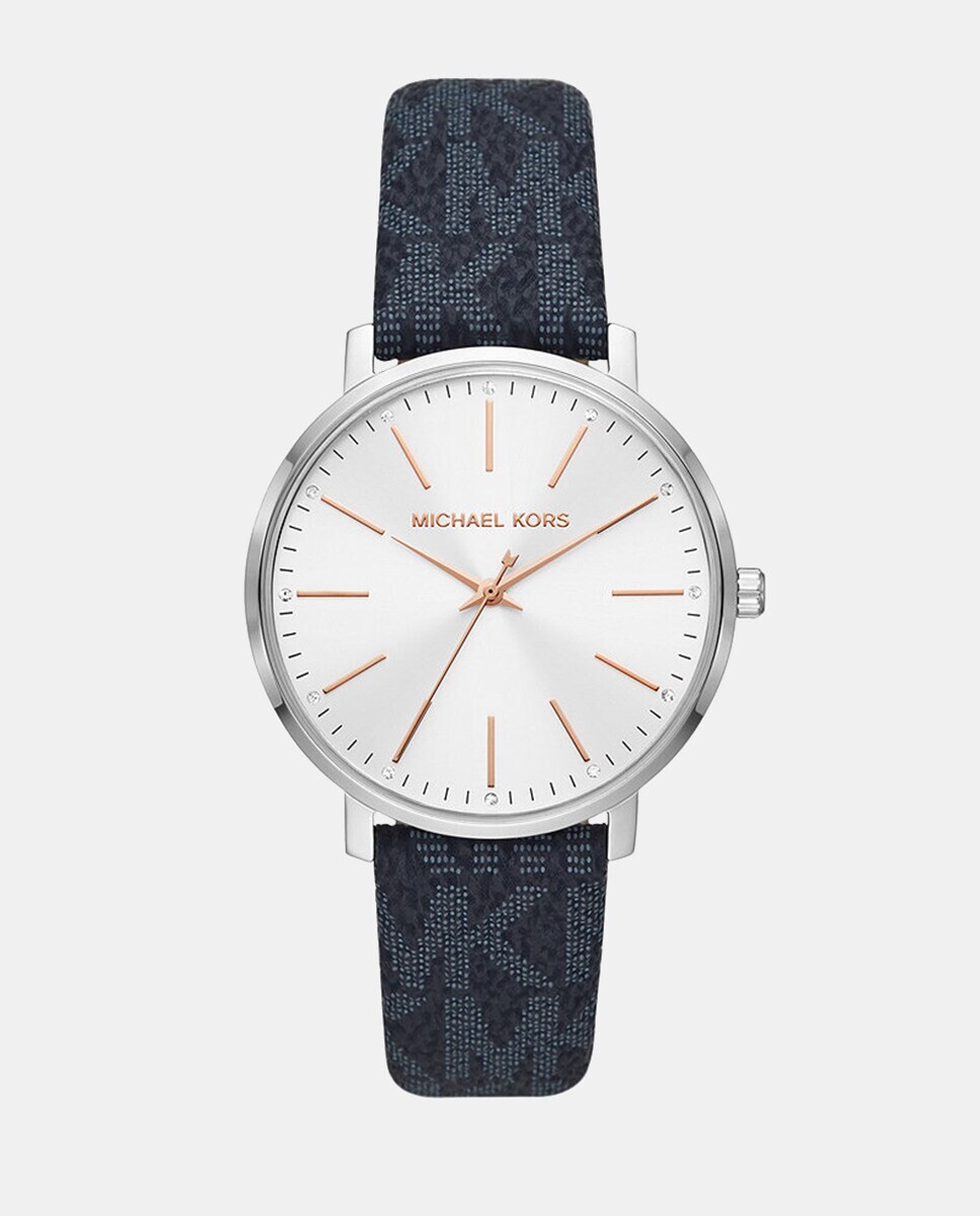 

Pyper MK7244 Темно-синие женские часы из ПВХ Michael Kors, темно-синий