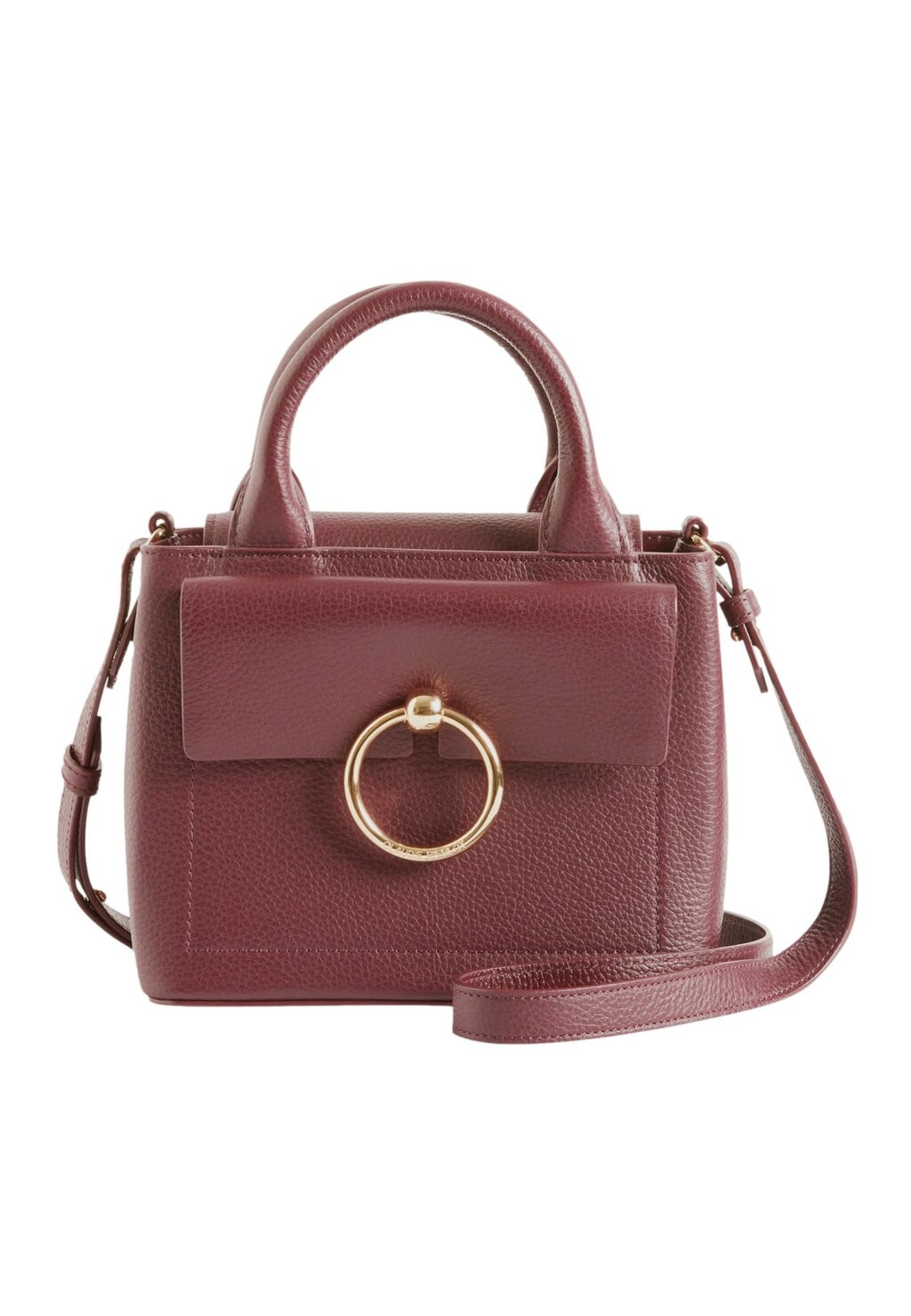 

Сумка на плечо Anouckminigrained Claudie Pierlot, цвет bordeaux