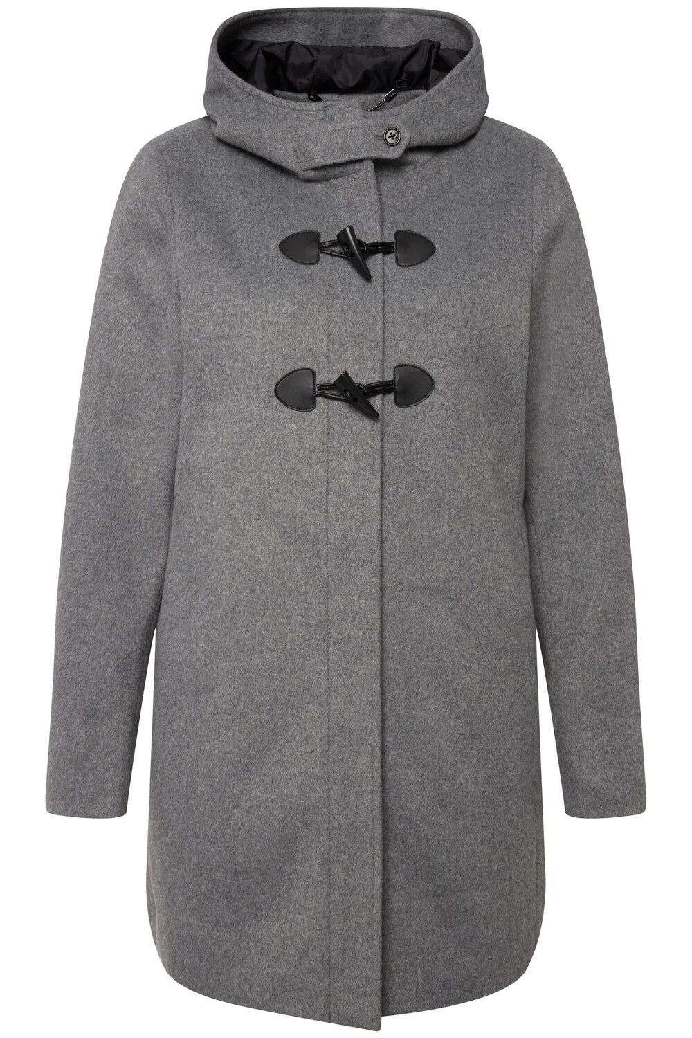 Межсезонное пальто Ulla Popken, серый межсезонное пальто ulla popken пестрый коричневый