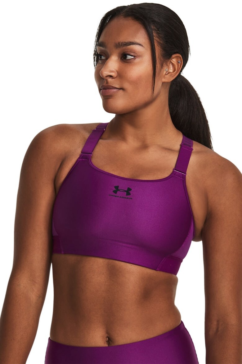 

Тренировочный бюстгальтер с HeatGear Under Armour, фиолетовый