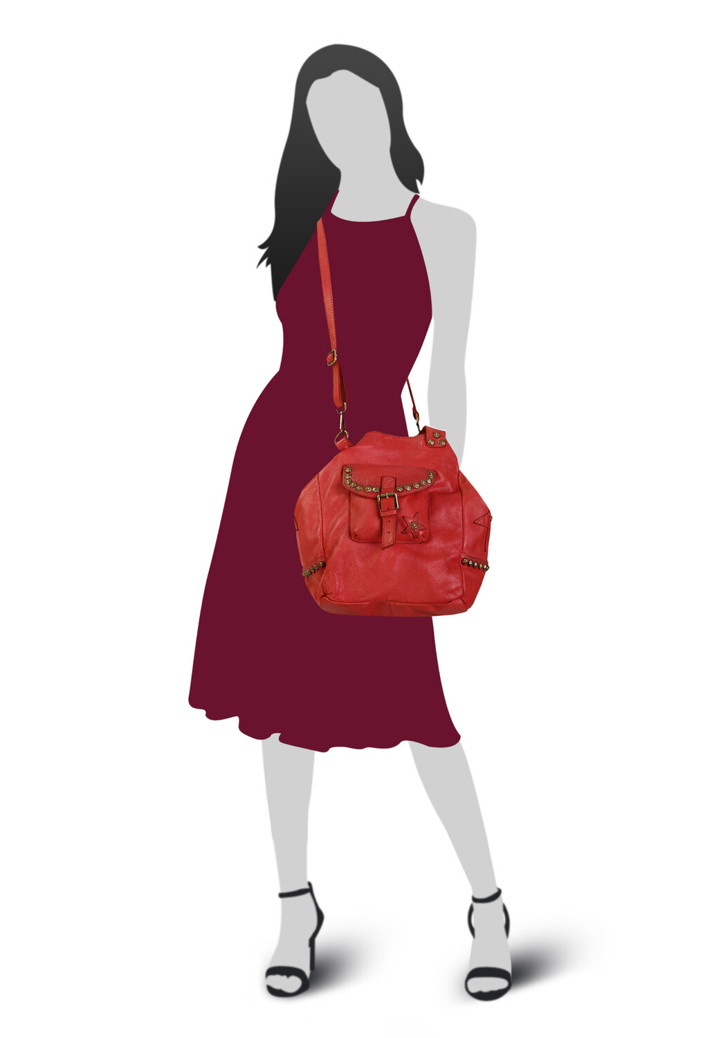 

Сумка шоппер Samantha Look, красный