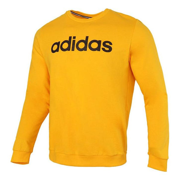 цена Толстовка adidas Round Neck Casual Pullover Long Sleeves Yellow, желтый