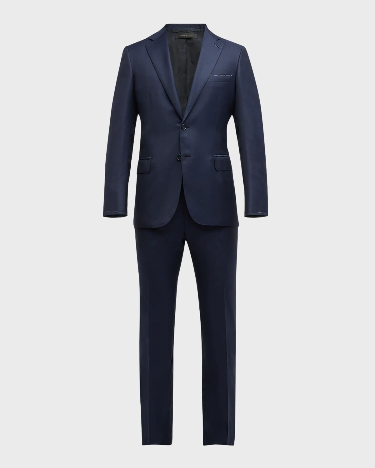 

Мужской шерстяной костюм с оконным стеклом Brioni, цвет Royal