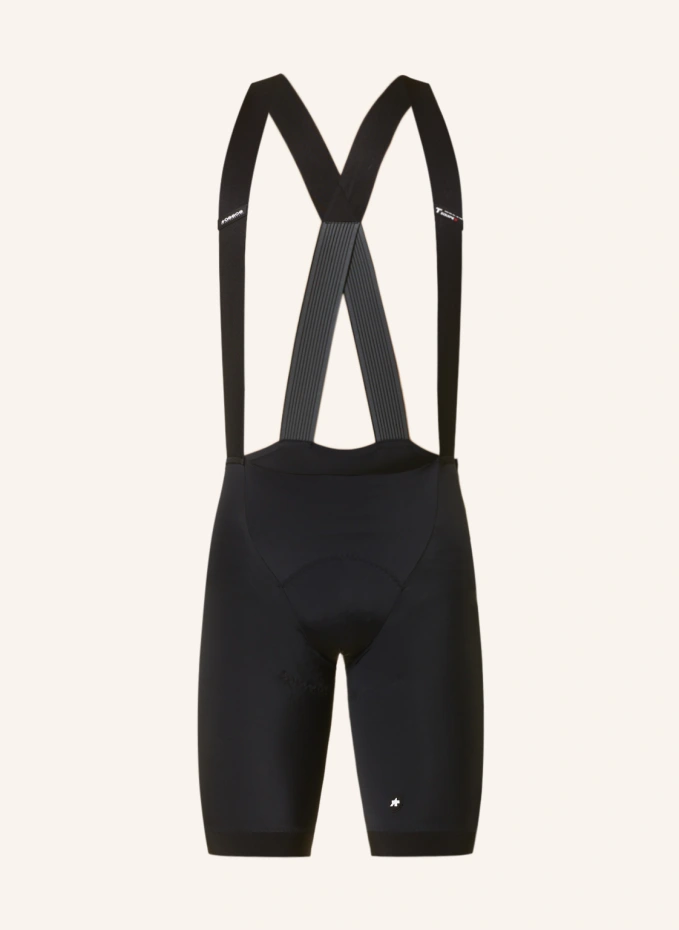 Equipe r bib shorts s9 велосипедные шорты с лямками и мягкой вставкой Assos, черный