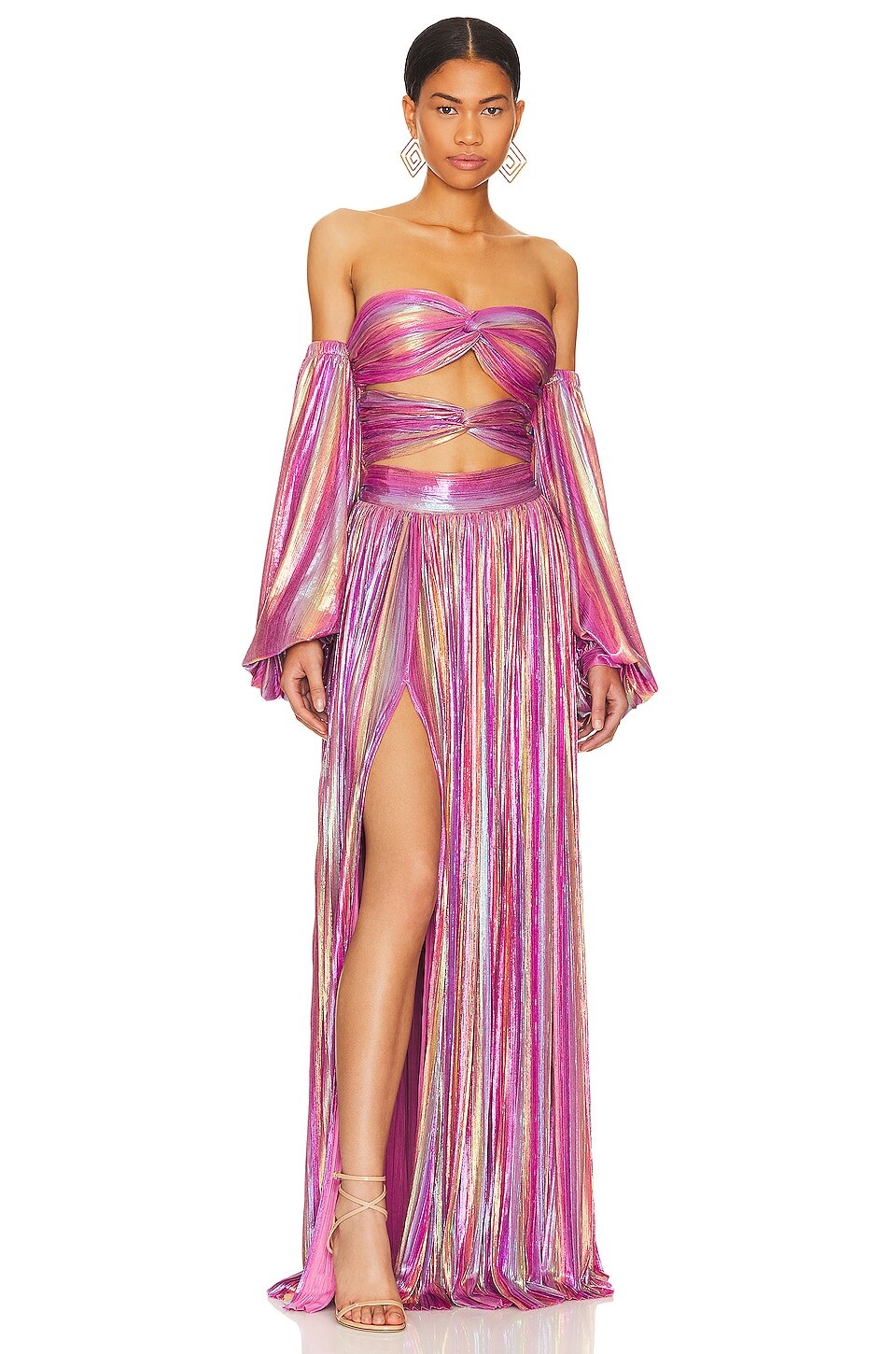

Платье Bronx and Banco Valerie Gown, цвет Metallic Rose Multi