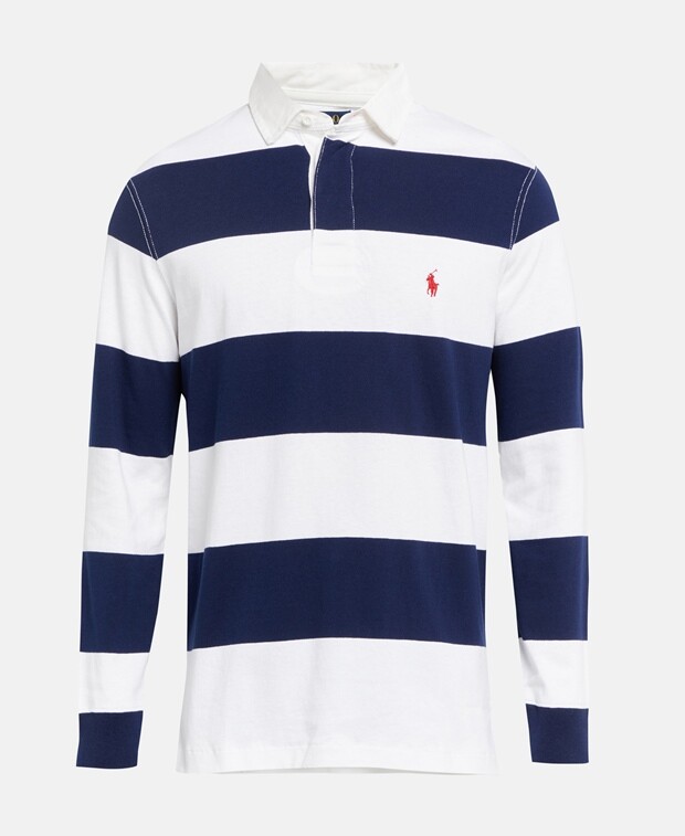 

Рубашка-поло с длинными рукавами Polo Ralph Lauren, темно-синий