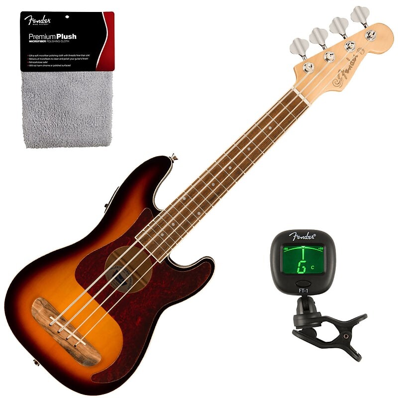

Басс гитара Fender Fullerton P Bass Ukulele - 3-Color Sunburst UKE PAK