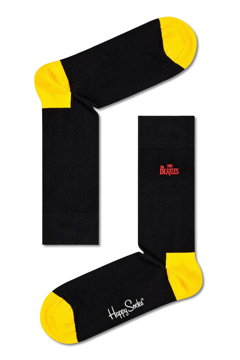 Носки с принтом The Beatles — 4 пары Happy Socks, мультиколор