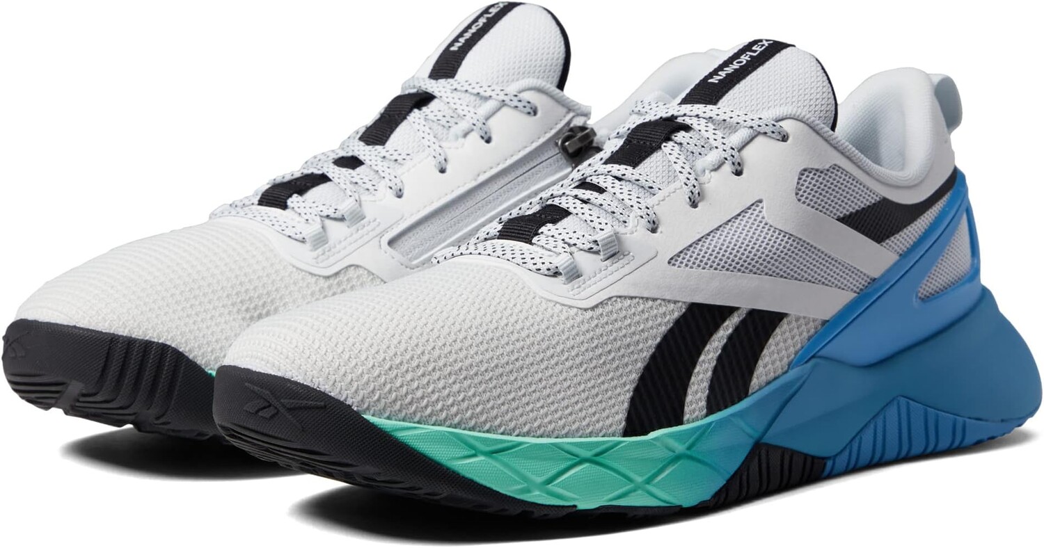 

Кроссовки Nanoflex Parafit TR Unisex Reebok, цвет Cold Grey/Core Black/Hint Mint