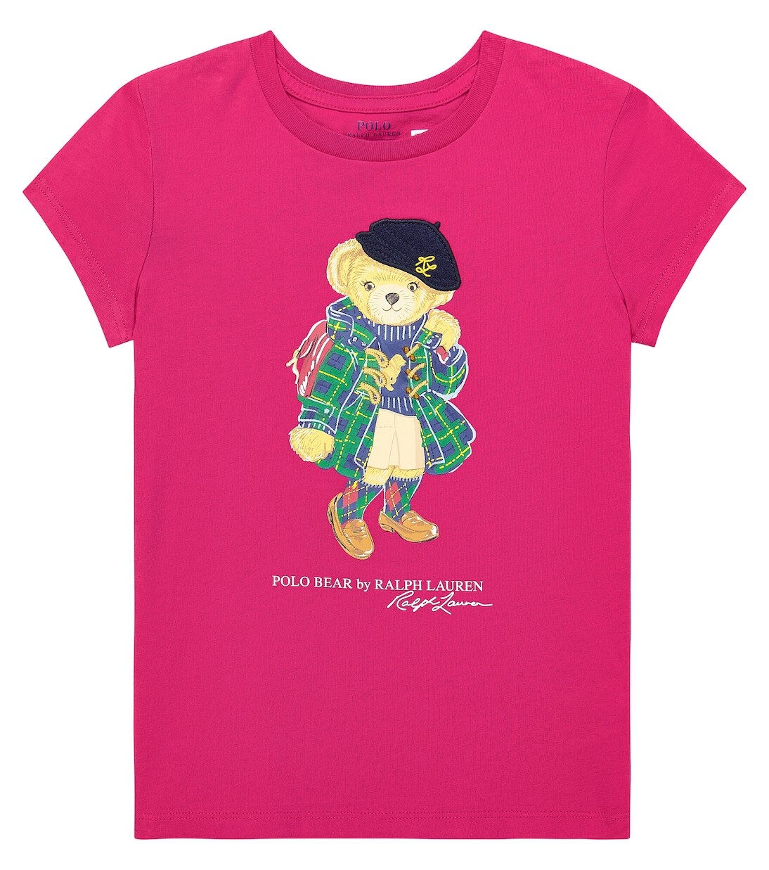 

Футболка polo bear из хлопкового джерси Polo Ralph Lauren Kids, розовый