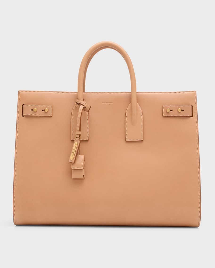 

Мужская большая кожаная большая сумка Sac De Jour Saint Laurent