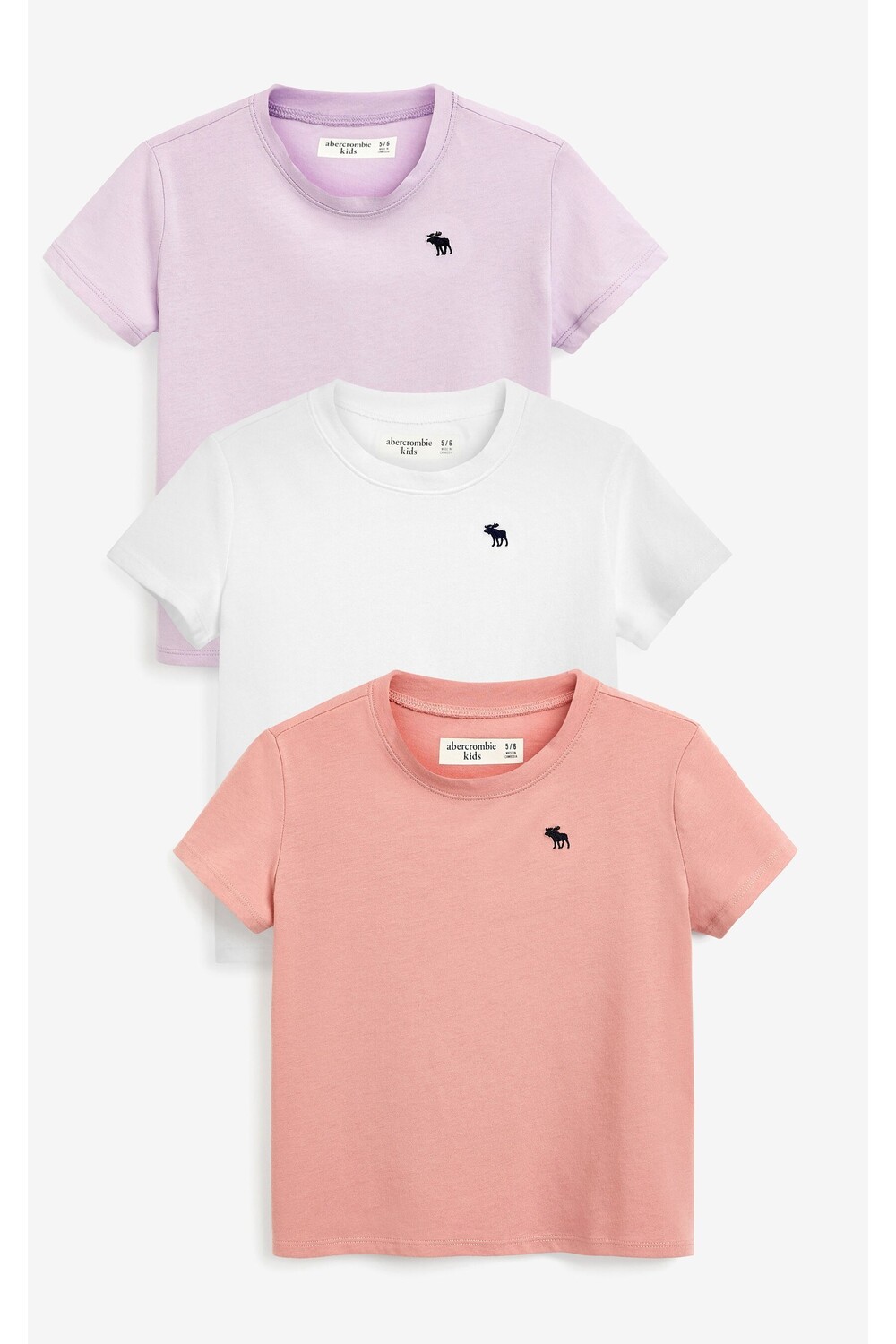

Комплект из 3 футболок с короткими рукавами Abercrombie & Fitch, мультиколор