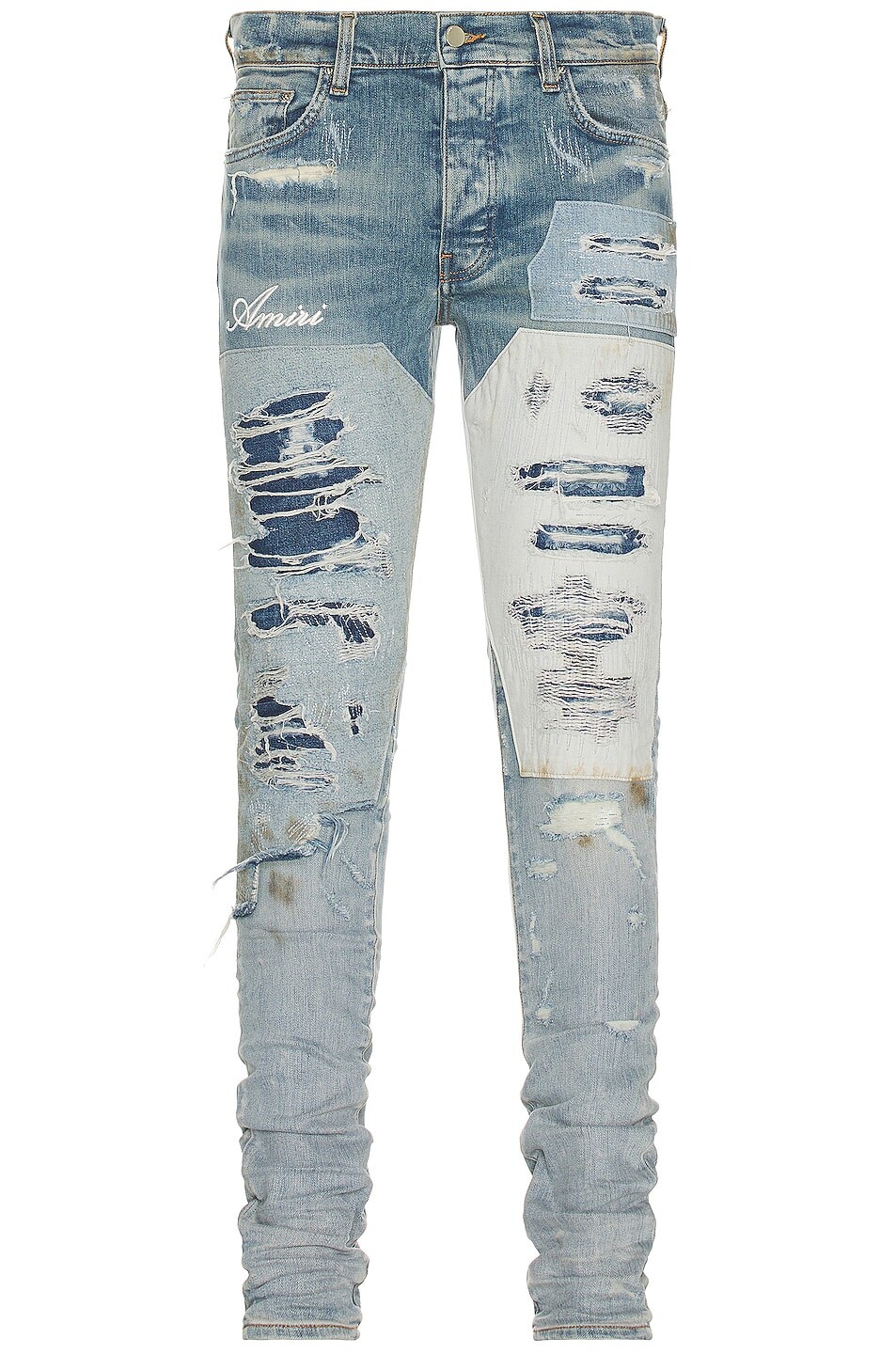 

Джинсы Amiri Artisinal Skinny, цвет Artisinal Indigo