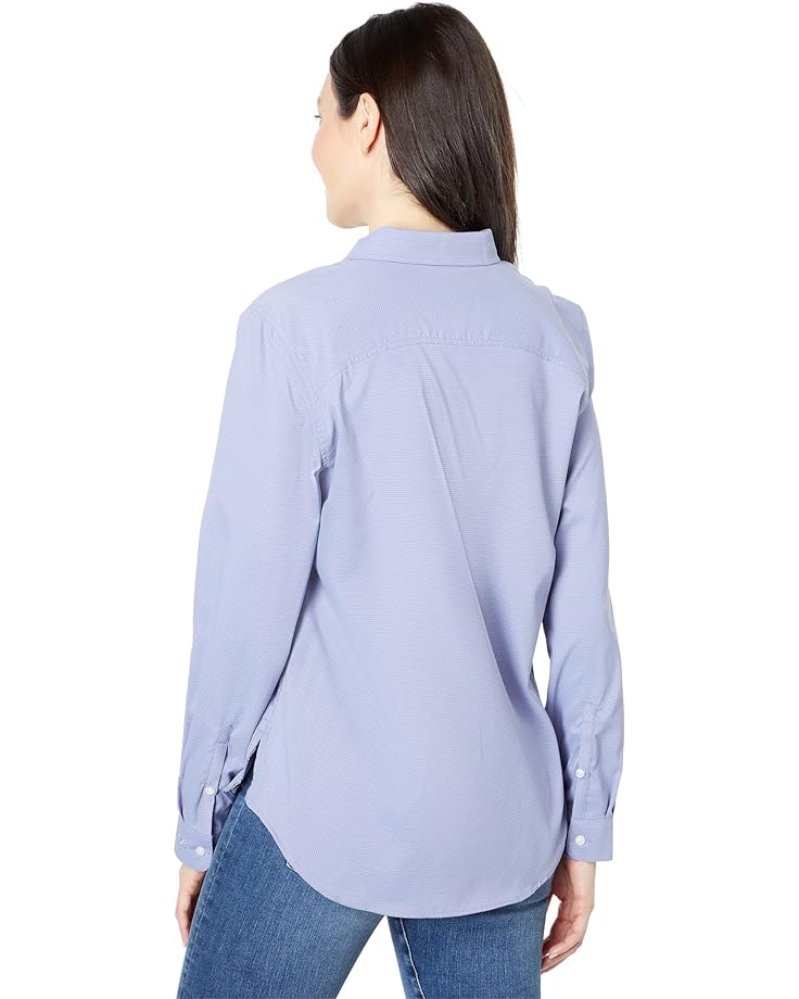 Рубашка Cutter & Buck Versatech Geo Dobby Stretch Long Sleeve Shirt, цвет Hyacinth