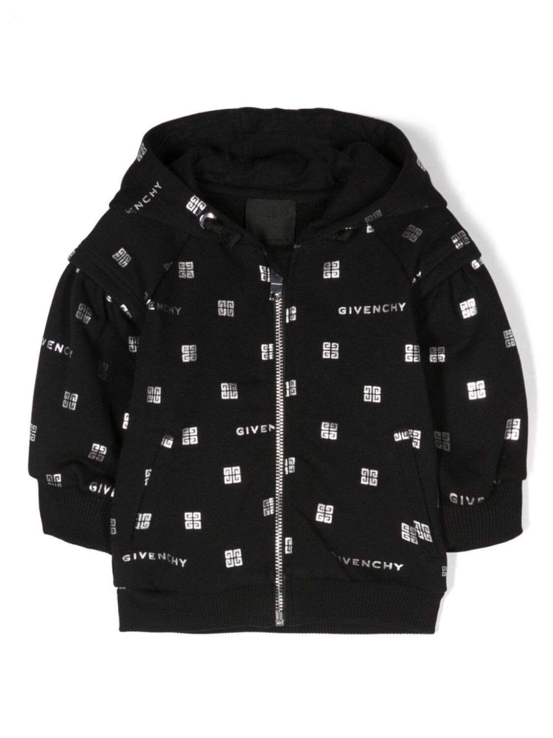 

Givenchy Kids худи с логотипом, черный
