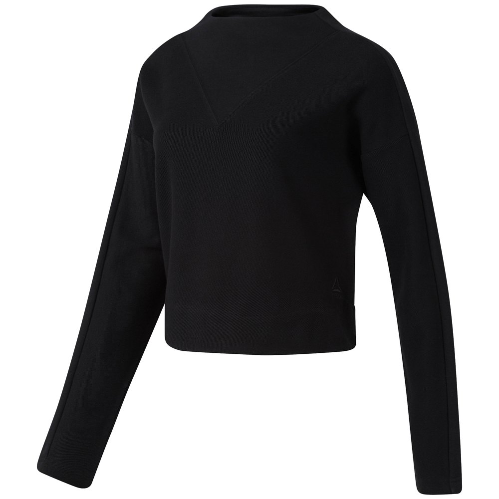 

Толстовка Reebok Long Sleeve Te Twill Crew, черный