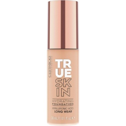 

Увлажняющая тональная основа True Skin с гиалуроновой кислотой, 30 мл, 020, теплый бежевый, Catrice
