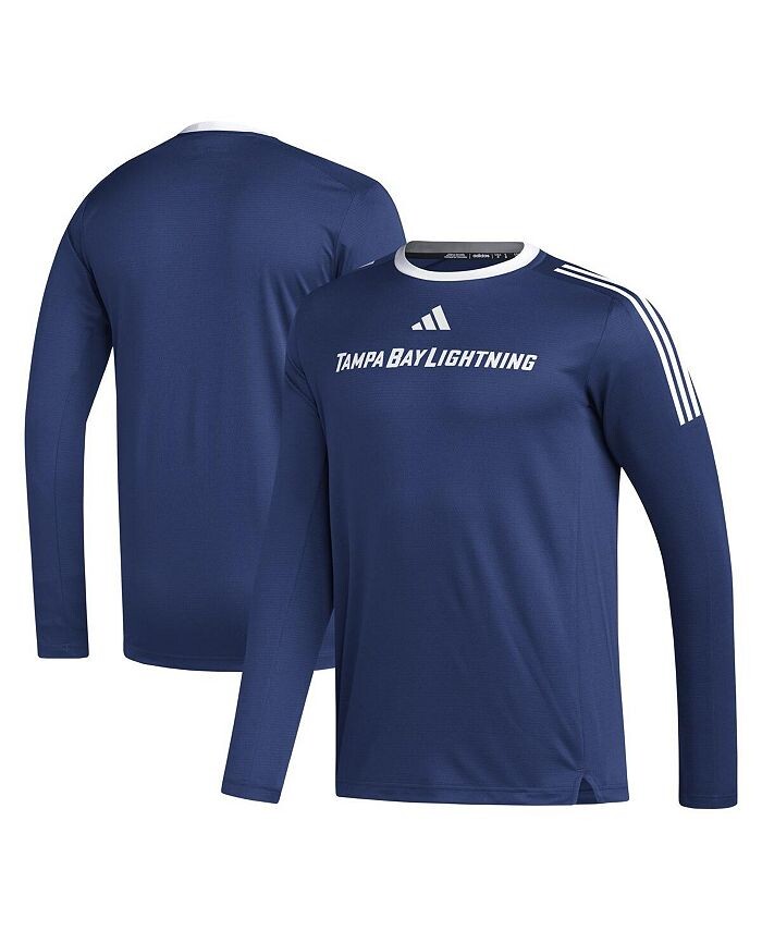 

Мужская синяя футболка с длинным рукавом Tampa Bay Lightning AEROREADY adidas, синий