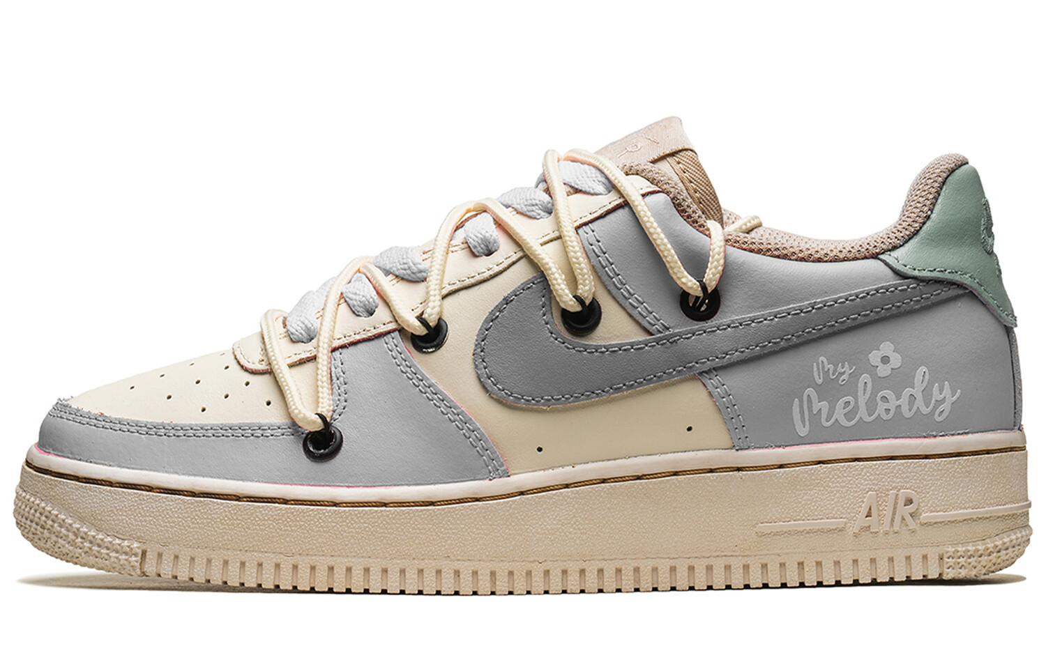 

Кроссовки Nike Air Force 1 Skateboarding Shoes Women's Low-top Gray, серый