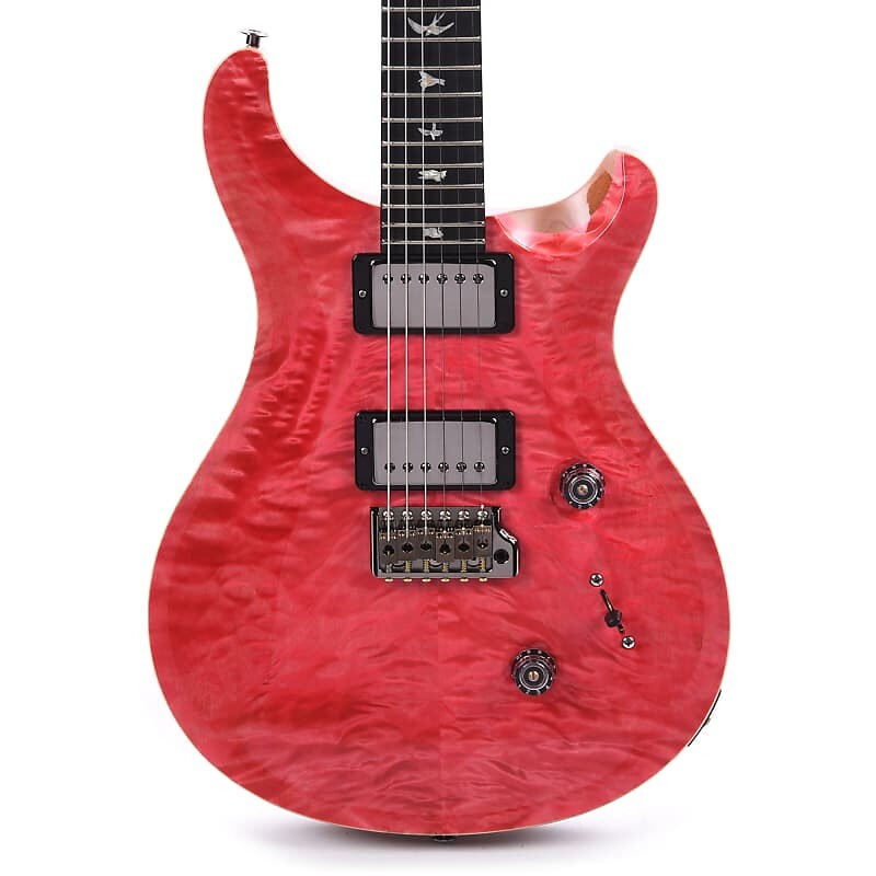 

Электрогитара PRS Wood Library Custom 24 10-Top Quilt Bonnie Pink w/Ebony Fingerboard & Smoked Black Hardware