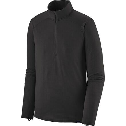 

Топ Capilene Thermal Weight с воротником на молнии мужской Patagonia, черный