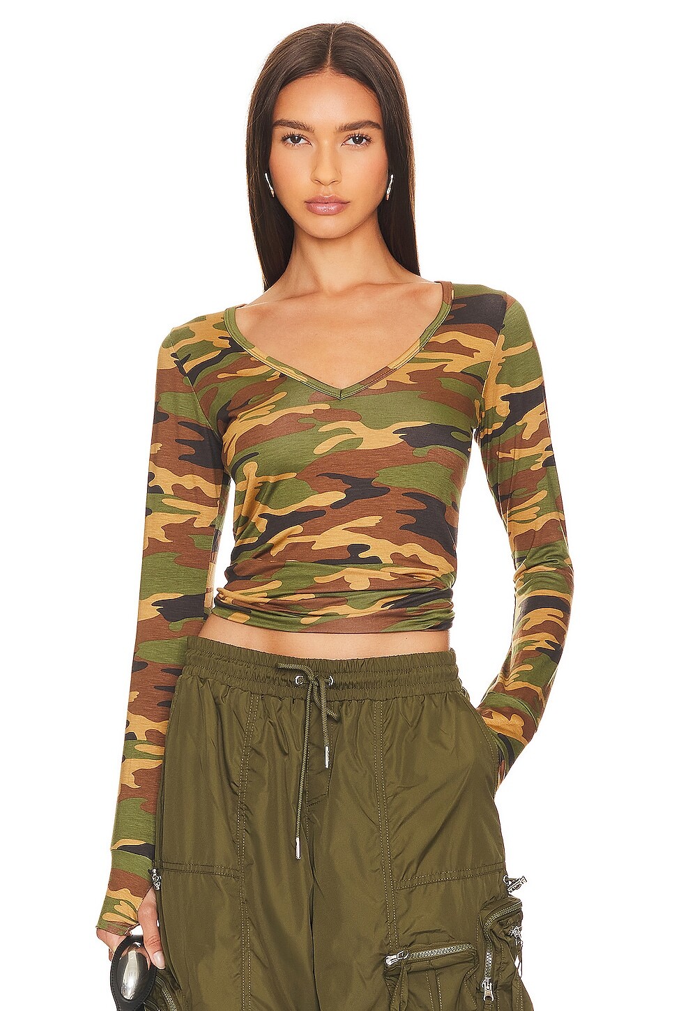 

Футболка Michael Lauren Otis Long Sleeve, цвет Camo