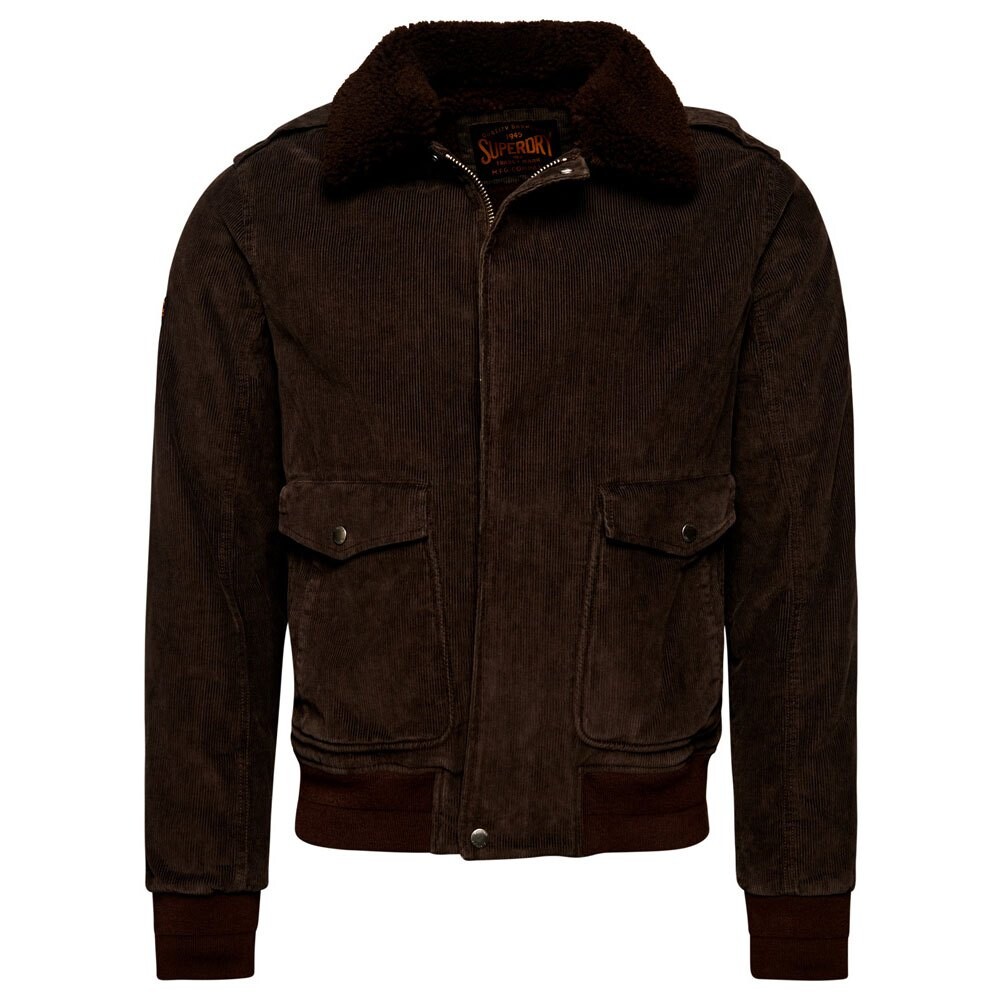 

Куртка Superdry 70´s Cord Borg Collar Bomber, коричневый