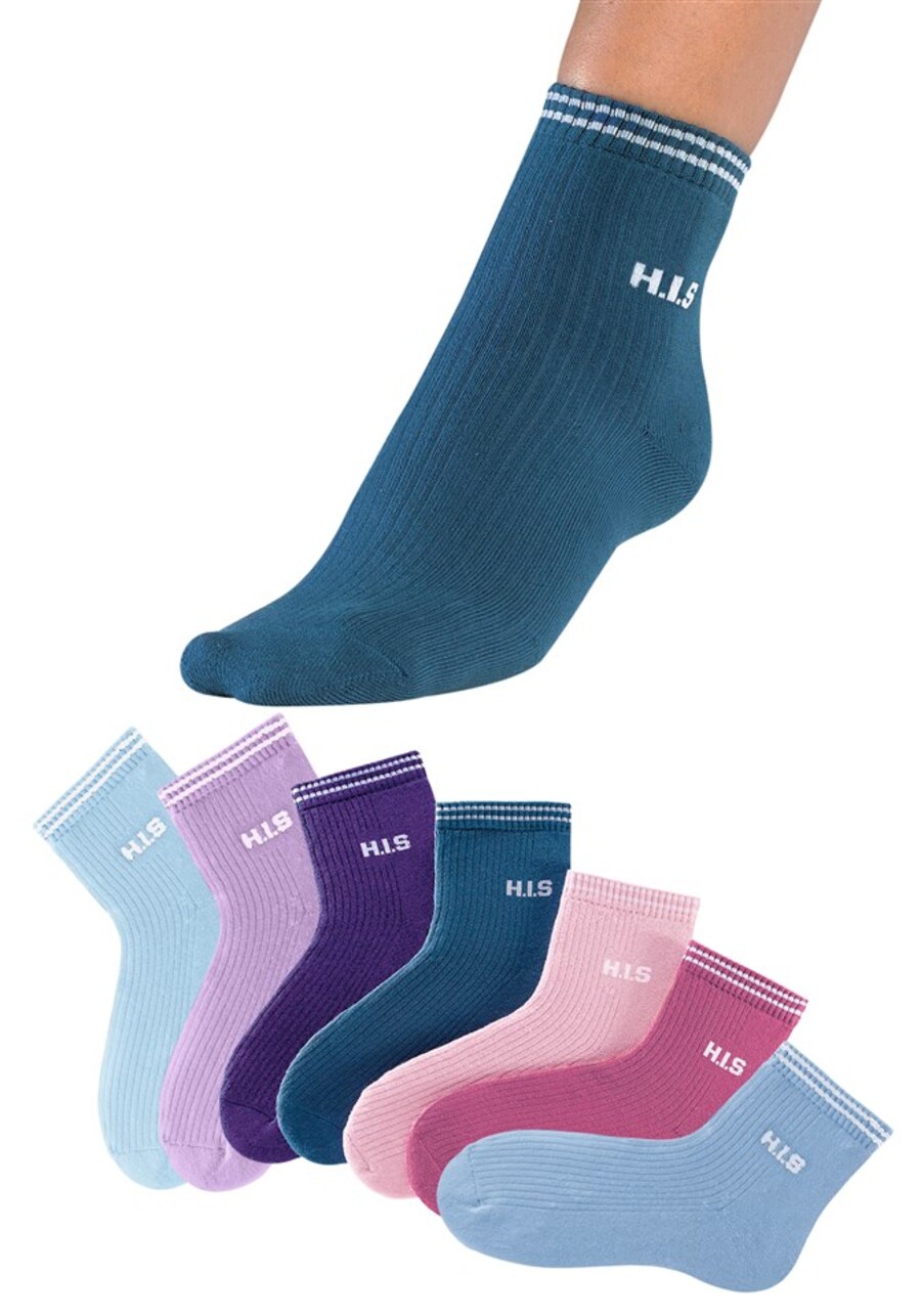 

Носки H.I.S Socks, цвет Blue/Purple/Pink