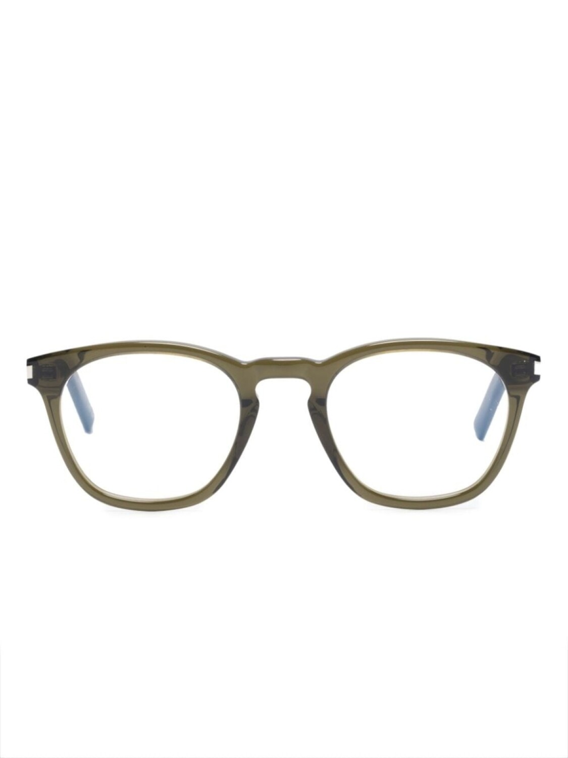 

Saint Laurent Eyewear очки в круглой оправе, зеленый