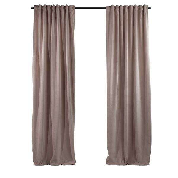 

Бархатная штора Puude Home Design 140245, 25x1x140 см цвет esche dekor