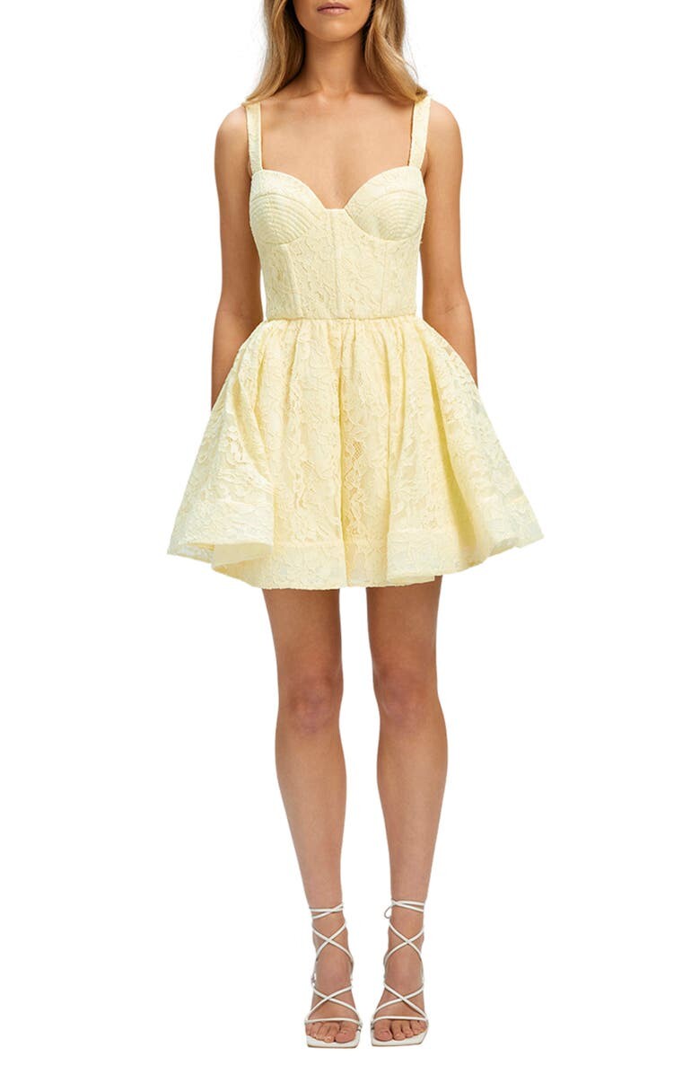 

Кружевное мини-платье Lotus Babydoll BARDOT