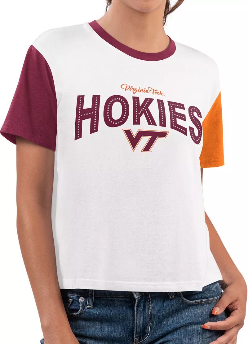 

Женская белая футболка для спринта G-III for Her Virginia Tech Hokies