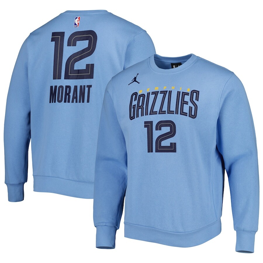 

Толстовка Jordan Brand Memphis Grizzlies, синий