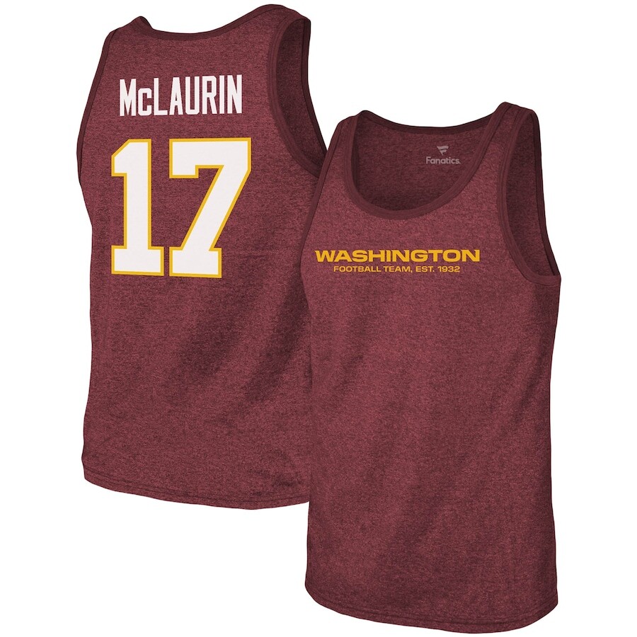 

Майка Majestic Threads Washington Football Team, бордовый