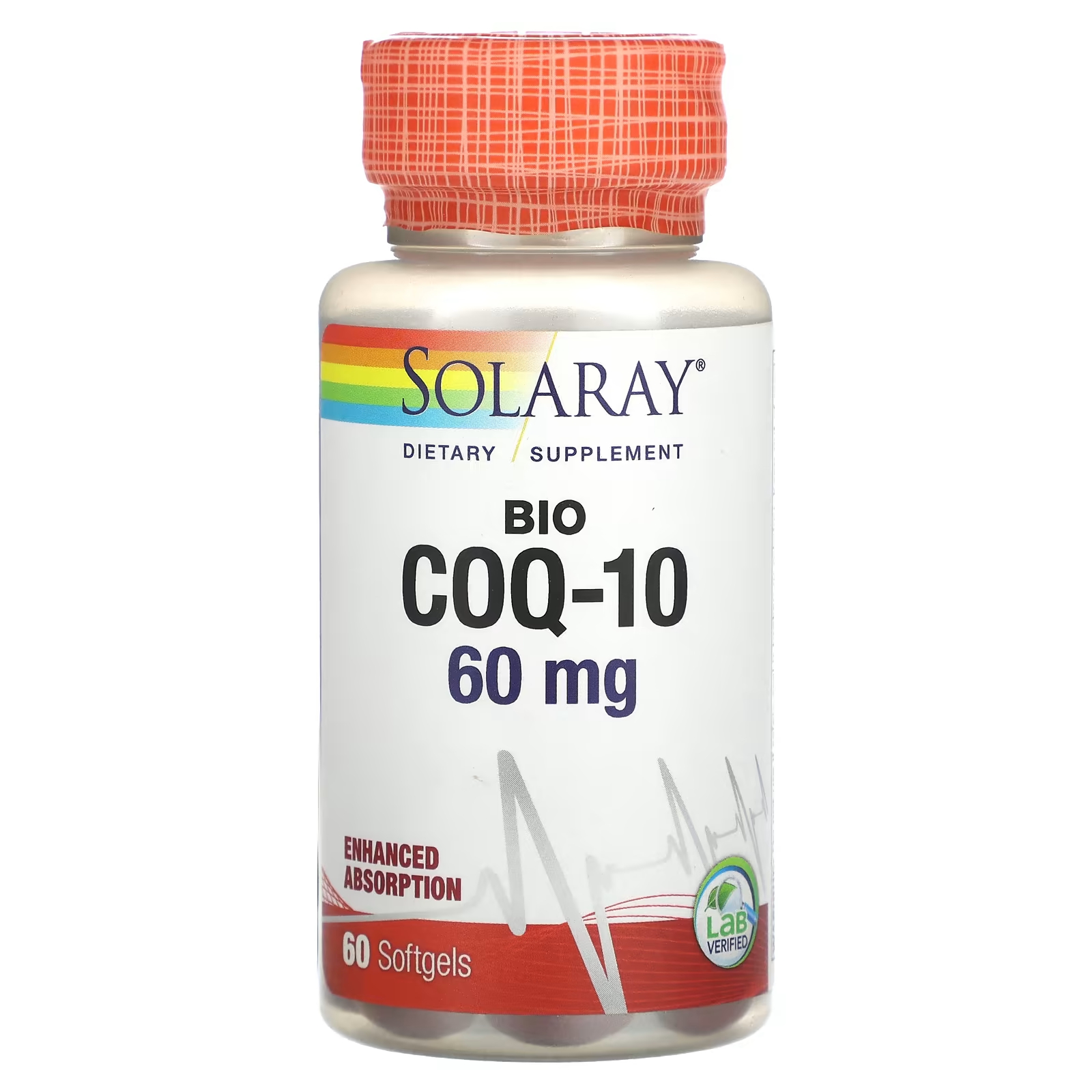 Пищевая добавка Solaray Bio CoQ-10 60 мг, 60 мягких таблеток
