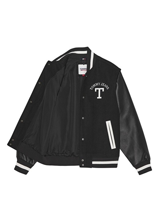 

Обычная черная женская куртка Tommy Jeans, Черный