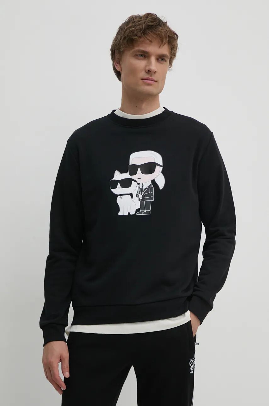 

Толстовка Карла Лагерфельда Karl Lagerfeld, черный