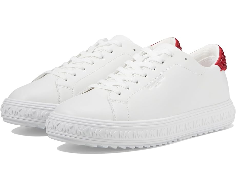 

Кроссовки Michael Kors Grove Lace-Up, цвет Crimson