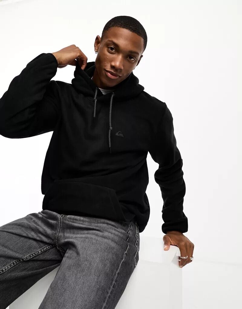 

Черная худи Quiksilver Essentials Polar