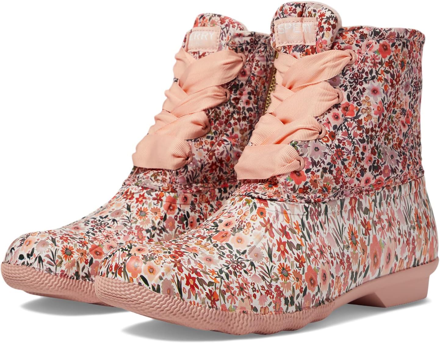 

Резиновые сапоги Saltwater Floral Sperry, цвет Pink Multi