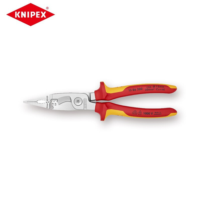 Клещи электрика многофункциональные KNIPEX 13 86 200 по индивидуальному заказу (срок поставки 4-8 недель)