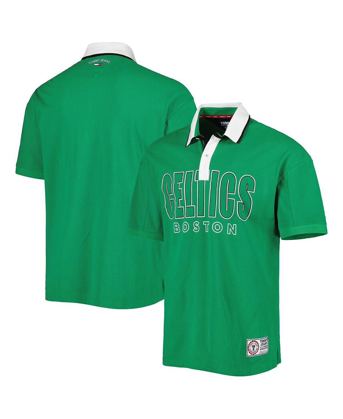 

Мужская рубашка поло Kelly Green Boston Celtics Stanley Pique Tommy Jeans