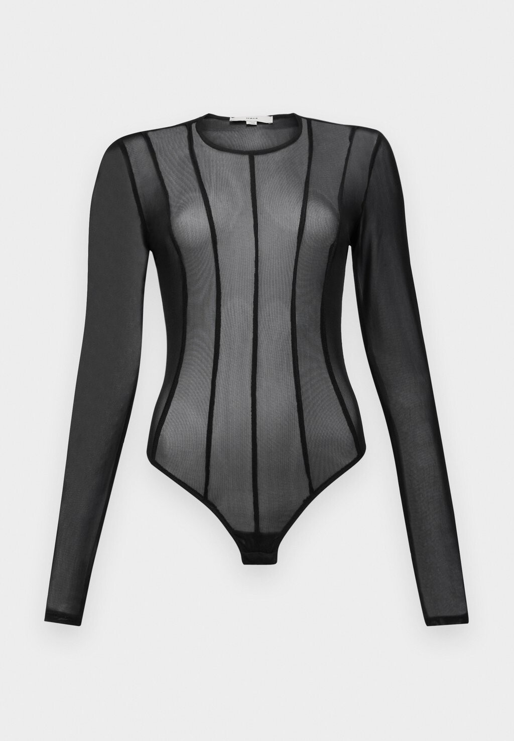 

Топ с длинными рукавами BODYSUIT WITH CUTLINES REMAIN, черный