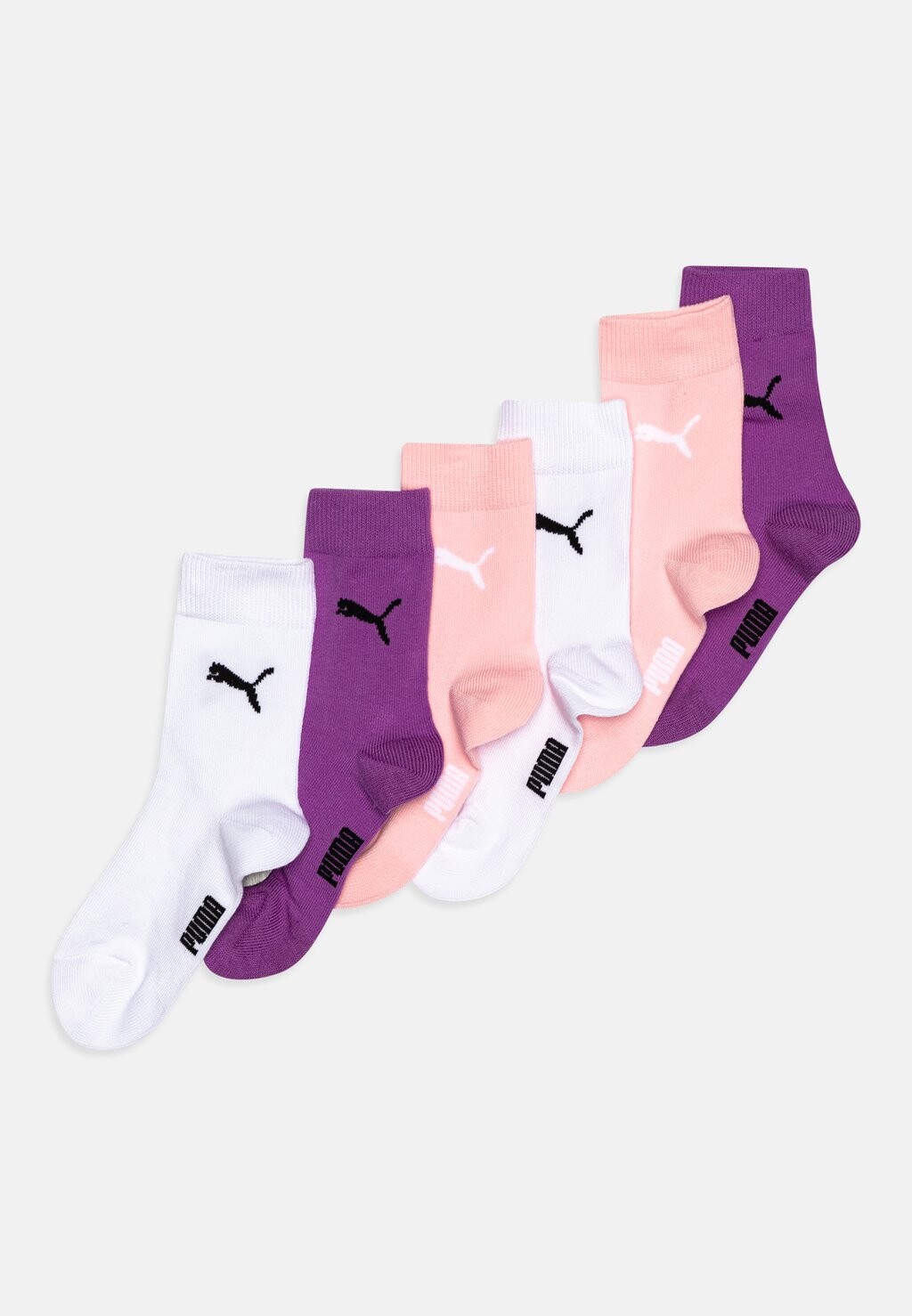 

Носки Kids Easy Rider Unisex 6 Pack Puma, цвет purple/rose/white