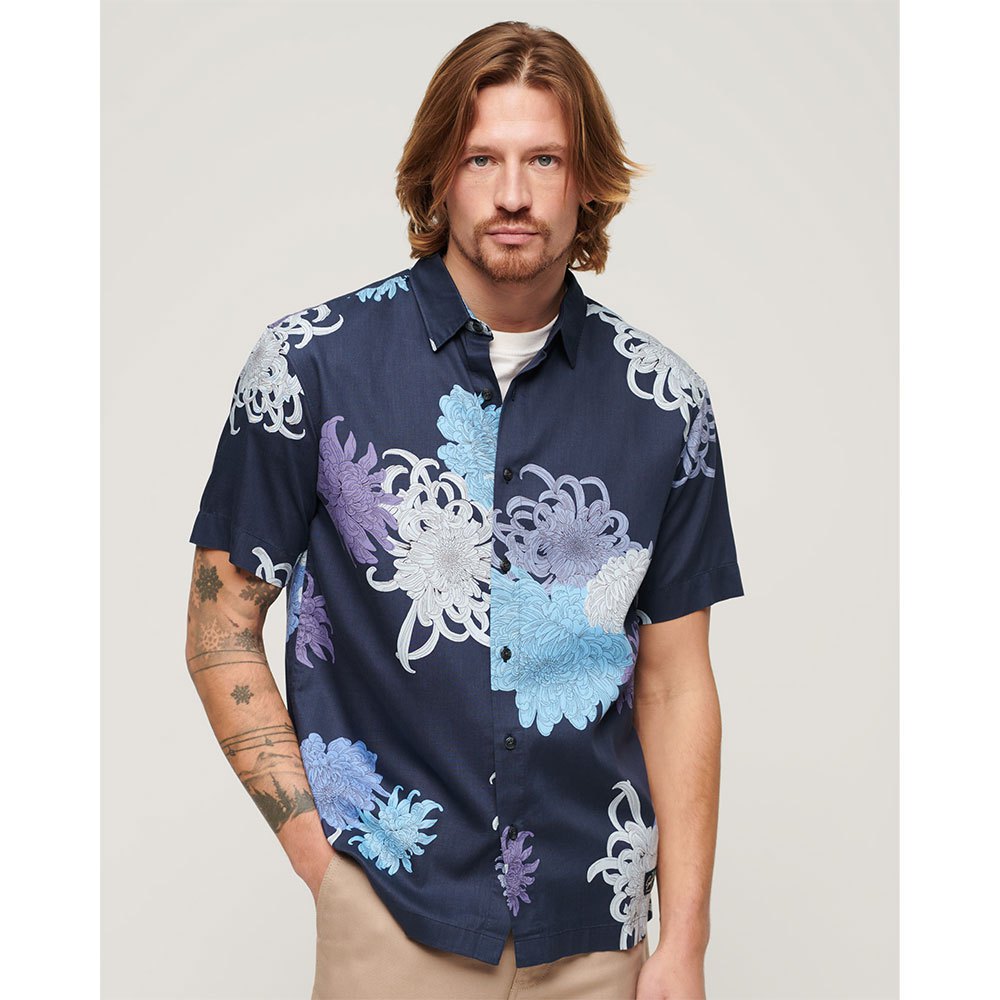 Рубашка с коротким рукавом Superdry Hawaiian, Разноцветный